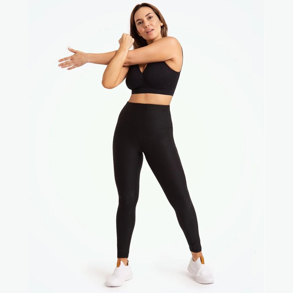 NEW Shapermint Essentials High-Waisted Active Shaping Leggings Gym Tight Pants